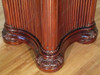6ft Round Mahogany Conference Room Table