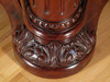 6ft Round Mahogany Conference Room Table