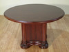 6ft Round Mahogany Conference Room Table