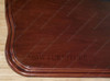 24ft mahogany conference table with carved pedestals