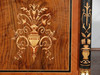 French Empire Marquetry Inlay Executive Office Desk (72W x 34D)