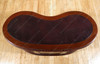 Mahogany Kidney Shape Desk w/ Leather top