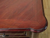Solid Dark Mahogany Executive Office Desk