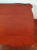 Mahogany Chippendale Queen Anne Executive Office Desk Table