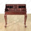 Chippendale Escritoire Secretary Desk w/ Claw & Ball