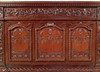 74" Mahogany Presidential Oval Office Resolute Desk (74" x 50"D)