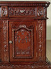 74" Mahogany Presidential Oval Office Resolute Desk (74" x 50"D)