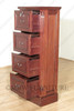 Cherry 4 Drawer File Vertical Filing Cabinet