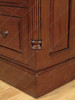 Solid Mahogany 3 Drawer File Filing Cabinet Chest