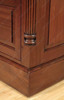 Solid Mahogany 2 Drawer File Filing Cabinet