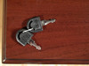 Solid Mahogany 2 Drawer File Filing Cabinet