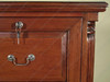 Solid Mahogany 4 Drawer File Filing Cabinet