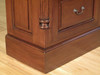 Solid Mahogany 4 Drawer File Filing Cabinet
