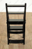 Black Convertible Ladder Chair Library Step Stool