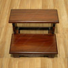 Solid Mahogany 2-Step Bedside Office Library Bed Step Stool