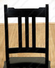 Solid Mahogany Black Convertible Ladder Chair Library Step Stool