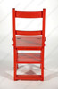 Solid Mahogany Crackle Red Convertible Ladder Chair Library Step Stool