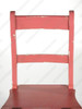 Solid Mahogany Rose Pink Convertible Ladder Chair Library Step Stool