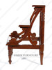 Solid Mahogany Contemporary Library Step Stool
