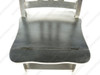 Solid Mahogany Silver Convertible Ladder Chair Library Step Stool