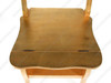 Solid Mahogany Weathered Gold Ladder Chair Library Step Stool