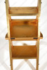Solid Mahogany Weathered Gold Ladder Chair Library Step Stool
