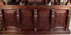 8.5ft Mahogany Stained Glass Canopy Home Pub Bar