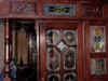 8.5ft Mahogany Stained Glass Canopy Home Pub Bar