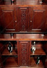 8.5ft Mahogany Stained Glass Canopy Home Pub Bar