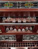 8.5ft Mahogany Stained Glass Canopy Home Pub Bar