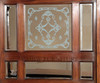 7ft Mahogany Canopy Pub Bar w/ Stained Glass