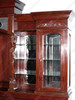 10ft Mahogany Pub Bar w/ Stained Glass