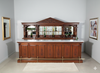 11.5ft Roman Bar Set w/ Carrara Marble Top