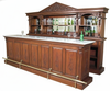 11.5ft Roman Bar Set w/ Carrara Marble Top