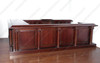 12ft Mahogany U Shape English Pub Bar Set w// 9 Barstools