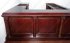12ft Dark Mahogany U Shape Pub Bar w/ 9 Barstools