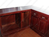 12ft Mahogany U Shape English Pub Bar Set w// 9 Barstools
