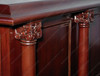 12ft Dark Mahogany U Shape Pub Bar w/ 9 Barstools