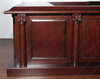 12ft Dark Mahogany U Shape Pub Bar w/ 9 Barstools