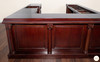 12ft Dark Mahogany U Shape Pub Bar w/ 9 Barstools