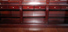 12ft Classic Cherry Pub Bar Set w/ 5 Leather Barstools
