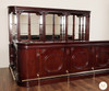 12ft Cherry L-Shape Pub Bar w/ Brass Rails