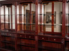 12ft Cherry L-Shape Pub Bar w/ Brass Rails