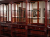 12ft Cherry L-Shape Pub Bar w/ Brass Rails