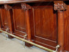 13ft Mahogany Pub Bar w/ Stained Glass