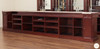 17.5ft Classic Mahogany Pub Bar Set w/ Brass Footrails