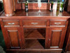 19.5ft Distressed Mahogany L-Shape Corner Bar