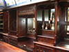 25ft Magnificent Mahogany Carved Statues Canopy Pub Bar