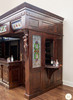 25ft Magnificent Mahogany Carved Statues Canopy Pub Bar