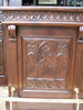 25ft Magnificent Mahogany Carved Statues Canopy Pub Bar
